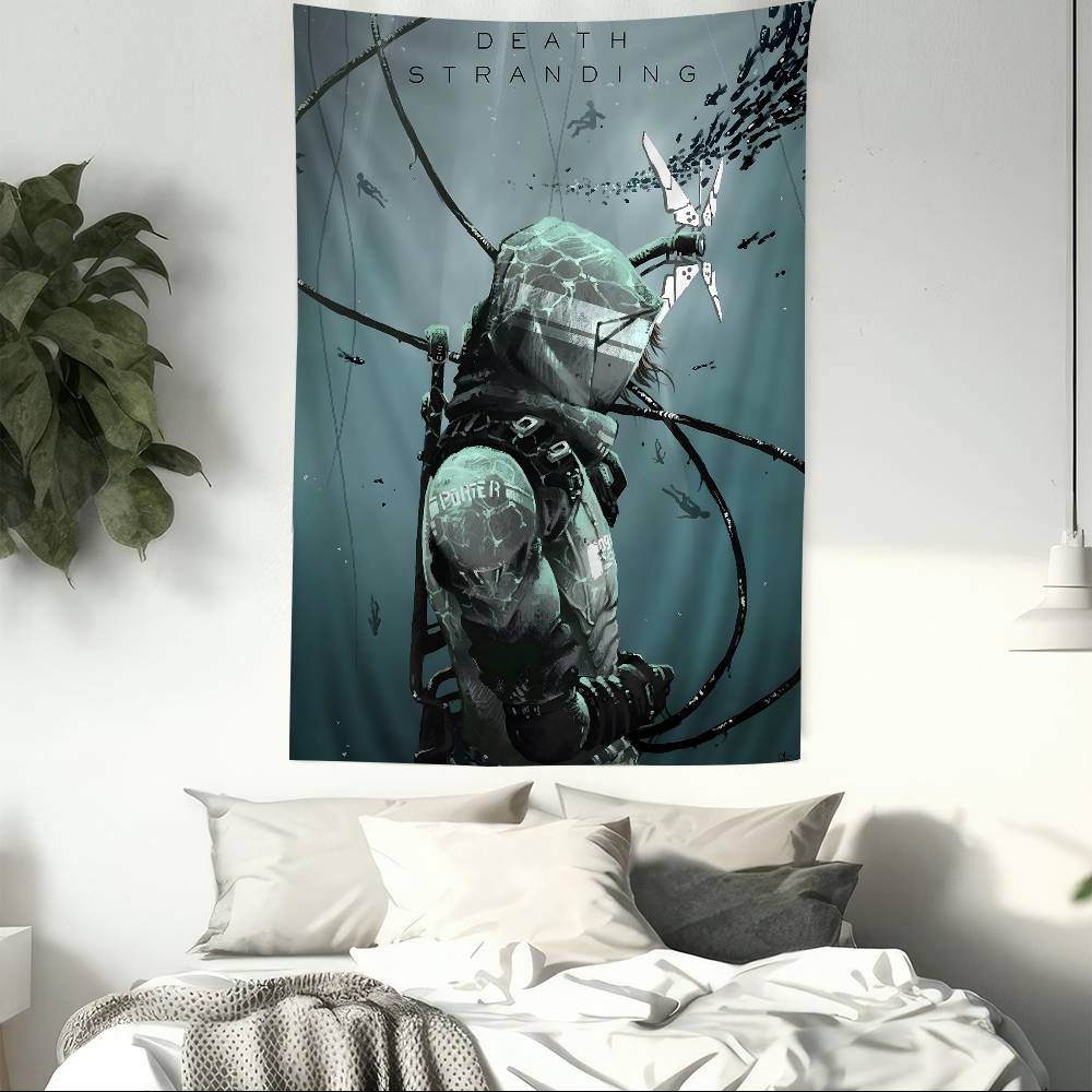 Game Death Stranding 2 On the Beach Wall Tapestry Home Decoration Hippie Bohemian Decoration Divination INS Home Decor