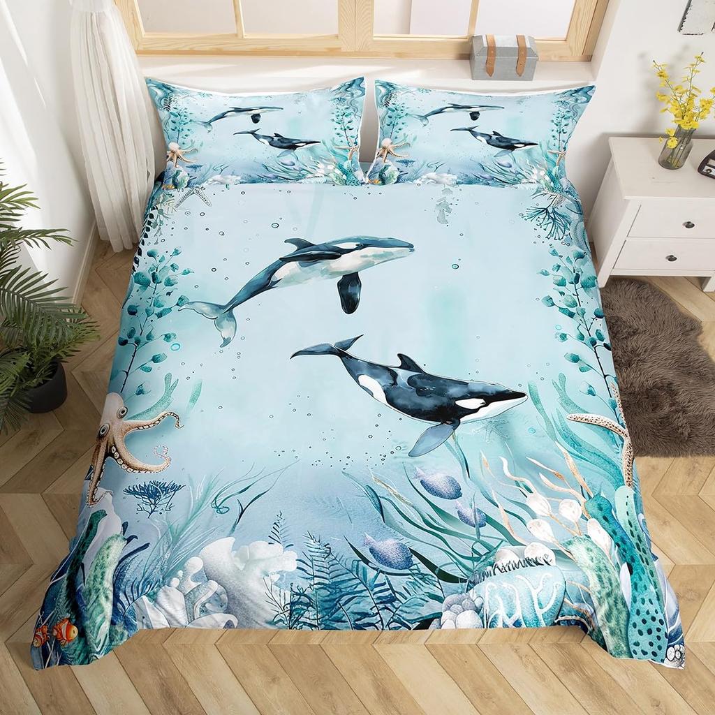 Comforter Whale S For Kids Teens S Queen Twin Size Lightweight Down Room Decor 2 S 1 No Quilt