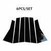 6pcs Gloss Black Door Side Trim Pillar Post Fit For HONDA CRV 2012 2013 2014 2015 2016 Window Drcoration Sticker AccessoriesCover