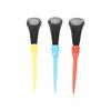 3Pcs Golf Tees Flexible Soft Net Head Design Adjustable Height Stable Base Structure For Professional Ball Positioning