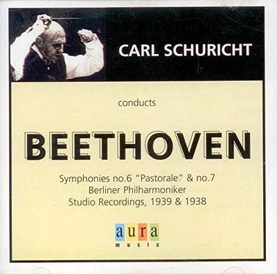 CD CARL BPO; SCHURICHT - Beethoven: Sinfonie Nr. 6 & 7  AURA240 Nicht Japan Klassisch Gebraucht
