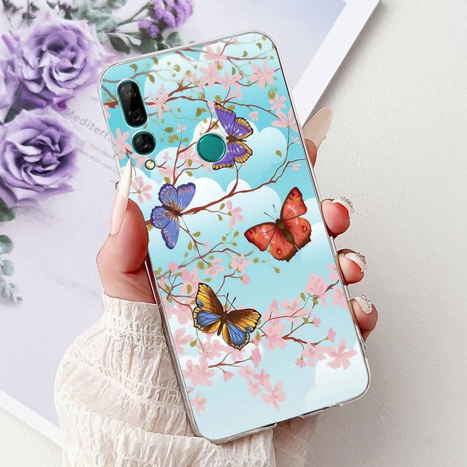 For Huawei Y9 Prime 2019 Case STK-L21 STK-L22 STK-LX3 Cover Popular Flower Soft TPU Phone Case For Huawei P Smart Z Y9 2019 Capa