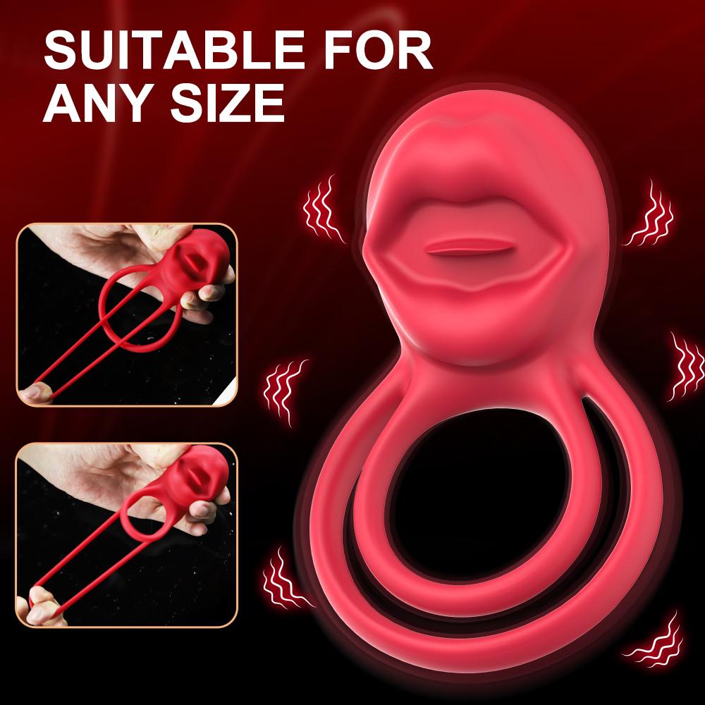 Vibrating Cock Ring Delay Ejaculation Penis Ring Clitoral Stimulator Sex Toys For Men Couples Penisring Cockring Adults Goods