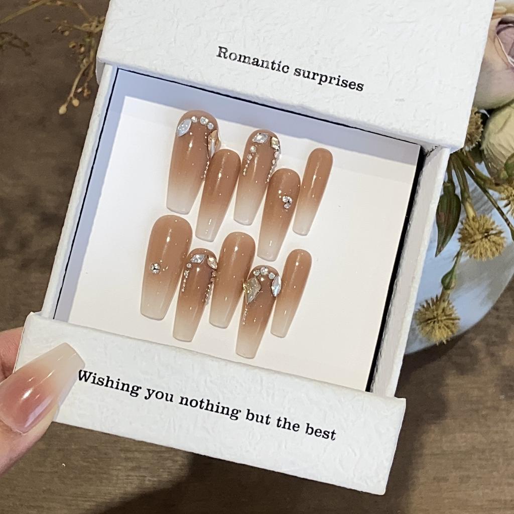 Simple Maillard Champagne Base Silver Crumb Small Diamond Oat Milk Coffee Can Be Removable