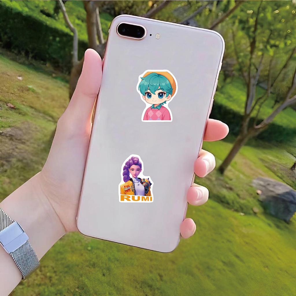 Creative Demon Hunter Cartoon Graffiti Stickers - 100 Sheets for DIY Phone Cases, Luggage, Kettles, and More