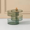 New Year's Home Living Room Candy Box High-end Light Luxury Transparent Dried Fruit Plate New Year's Nut Snack Storage Box