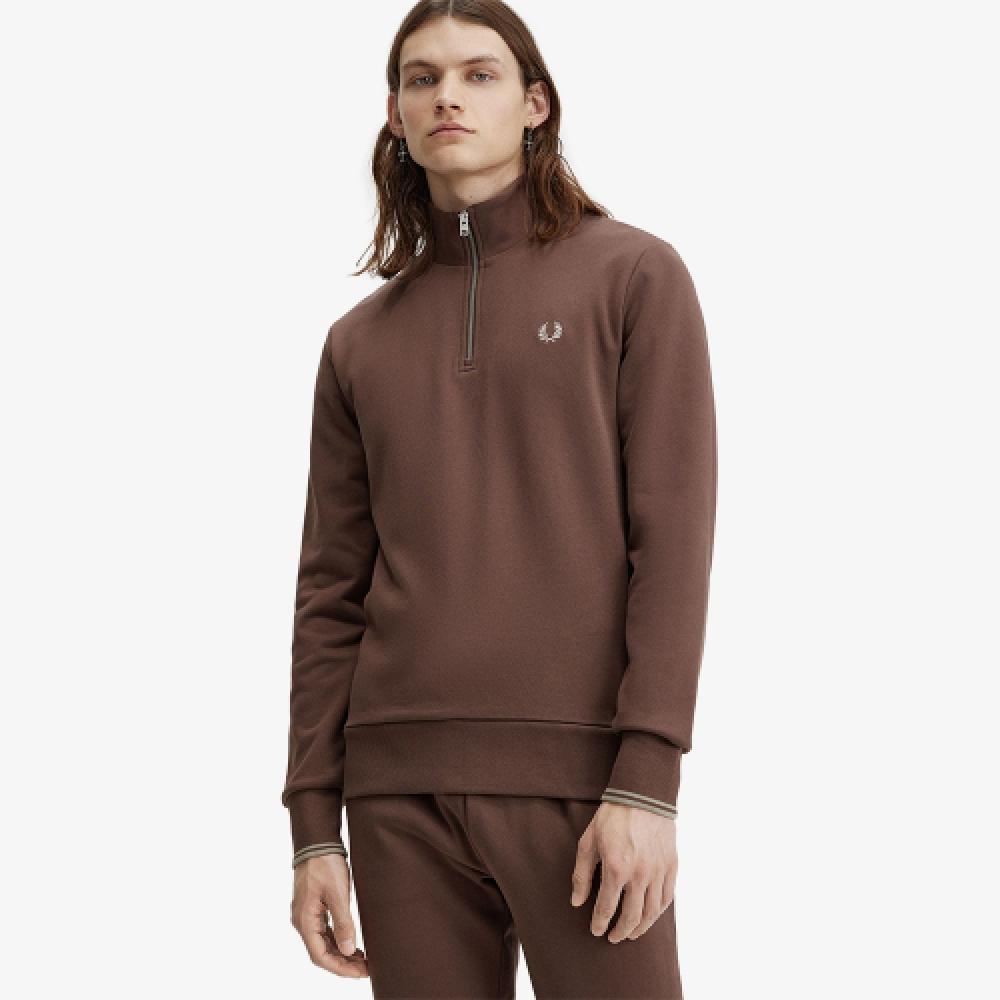 Fred Perry [baseline] Half Zip Up Sweatshirt  U85  Afpm2413574 U85