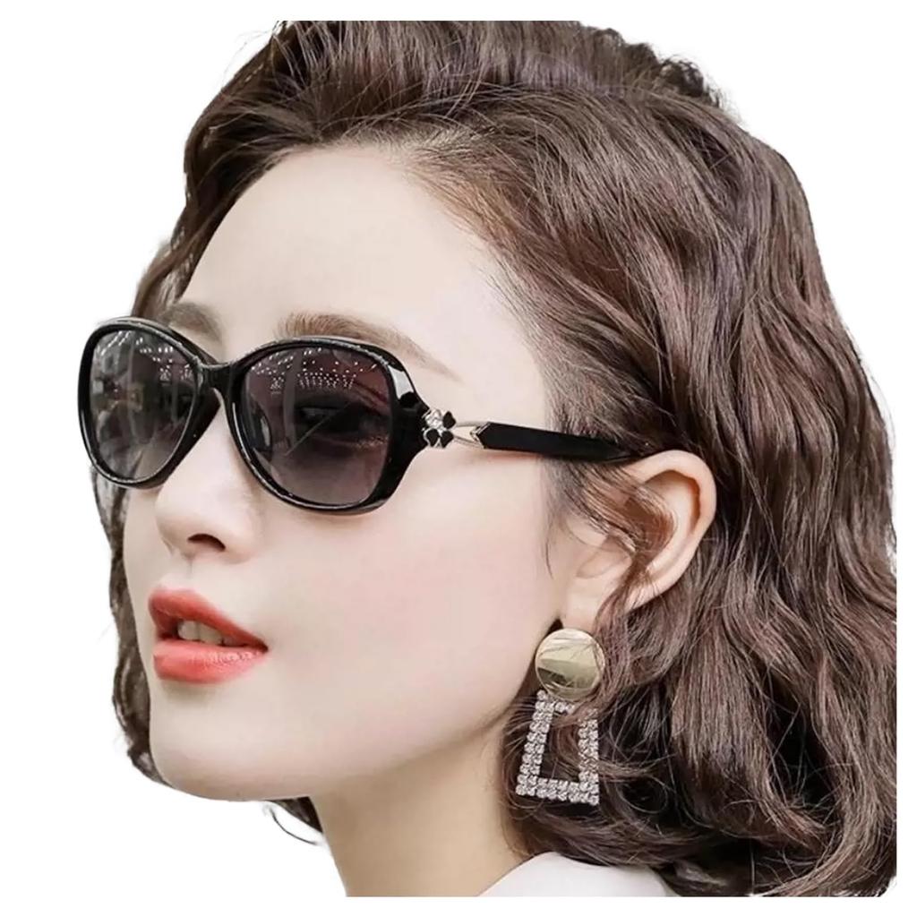 Fortulux Řidičské UV Ultra Jetele Šperkované Gradientní UV400 Dámské Sluneční brýle, Ochrana, Polarizované, Zeštíhlující, Lehké, Design, Obroučky, Čočky,