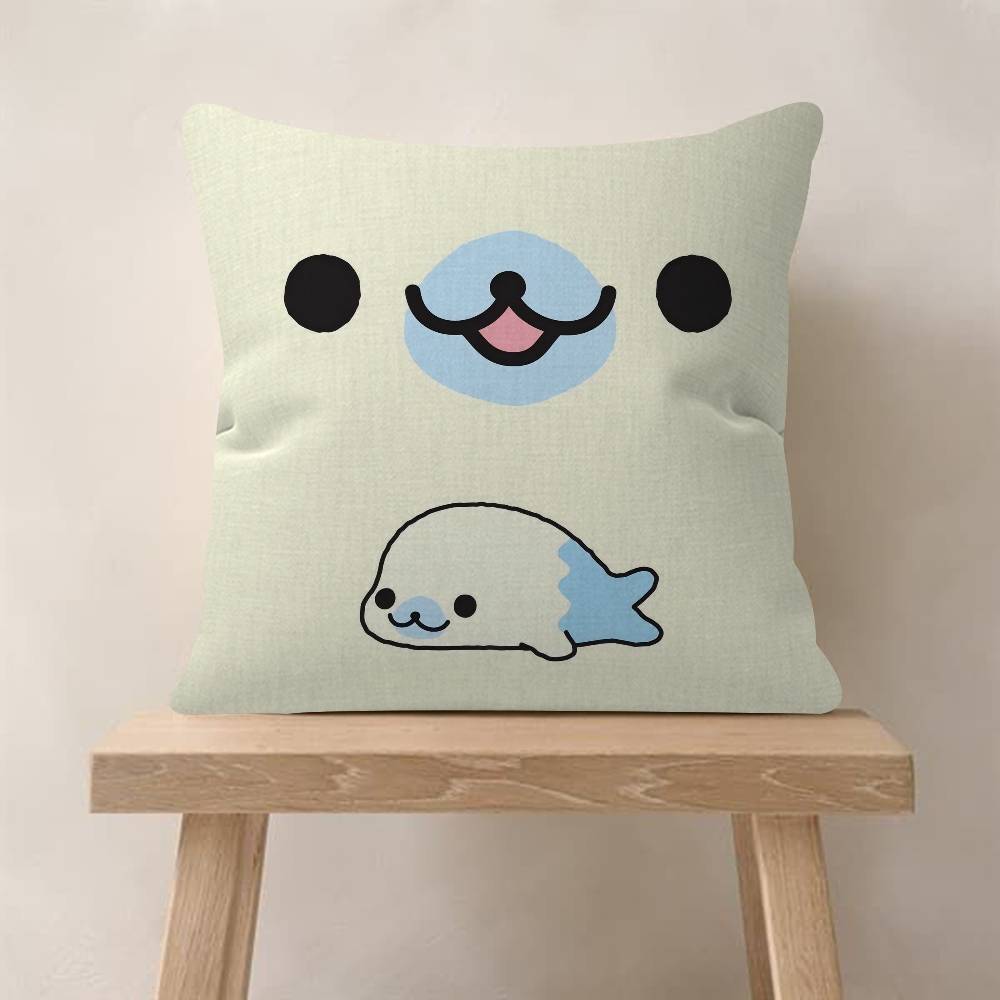Kawaii Cartoon Mamegoma Anime Personalized Pillow Dust Cover Bedroom Kids Party Decoration Pillowcase Birthday Children Gift