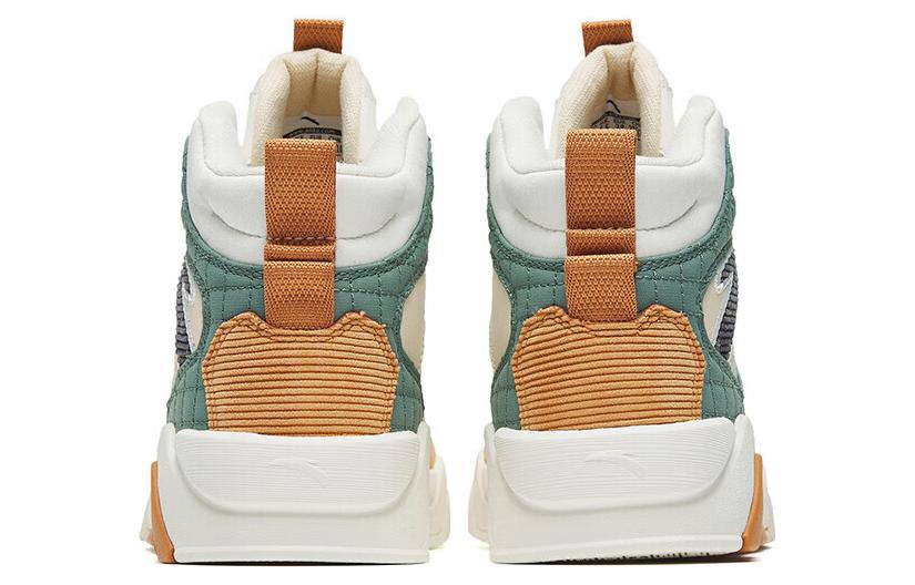 Women's Sneakers Anta Flame 3.0 Leather Slip Resistant Abrasion Resistant High top Skateboard Shoes Women's
