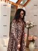 Middle Eastern Pleated Abaya Cardigan with Long Sleeves - Plus Size Women's Cape 