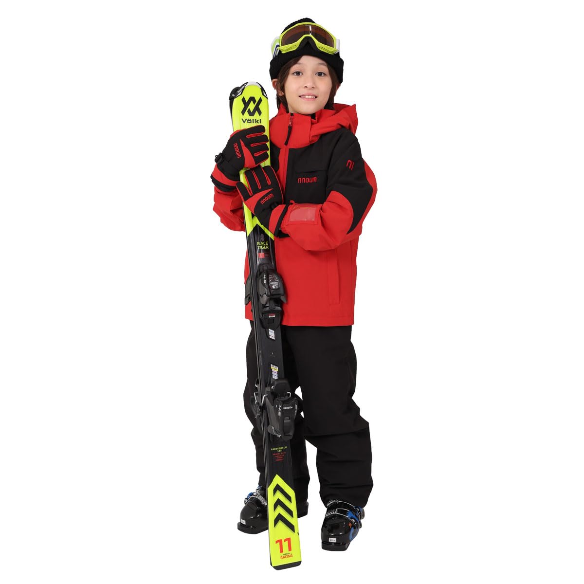 

NNOUM и Детская куртка для катания на лыжах и сноуборде и Размер для мальчиков и Регулируемые размеры и Водостойкость Стильный и Популярный детский комплект, Брюки, 73J,