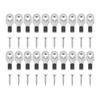 40pcs Stainless Steel Mini Hook Picture Hanging Heavy Duty Coat Hooks Wall Mounted Kitchen Utility Hooks Toilet Pendant Hanger