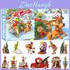 Creative Grinch Countdown Christmas Blind Box With Charming Acrylic Ornaments For Festive Decor
