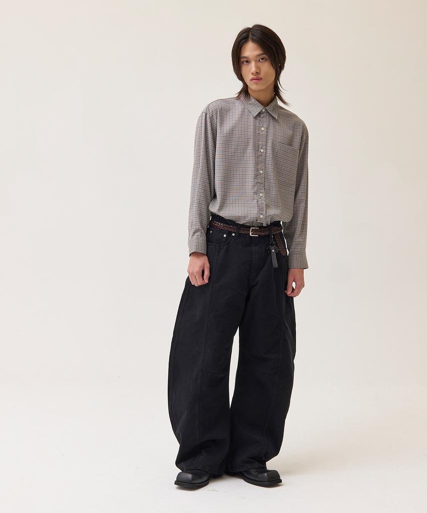 Akesi Denzel Summit Curved Cotton Pants_Black