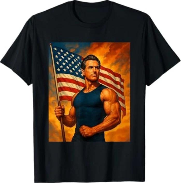 Gavin Newsom Meme T-Shirt 2XL