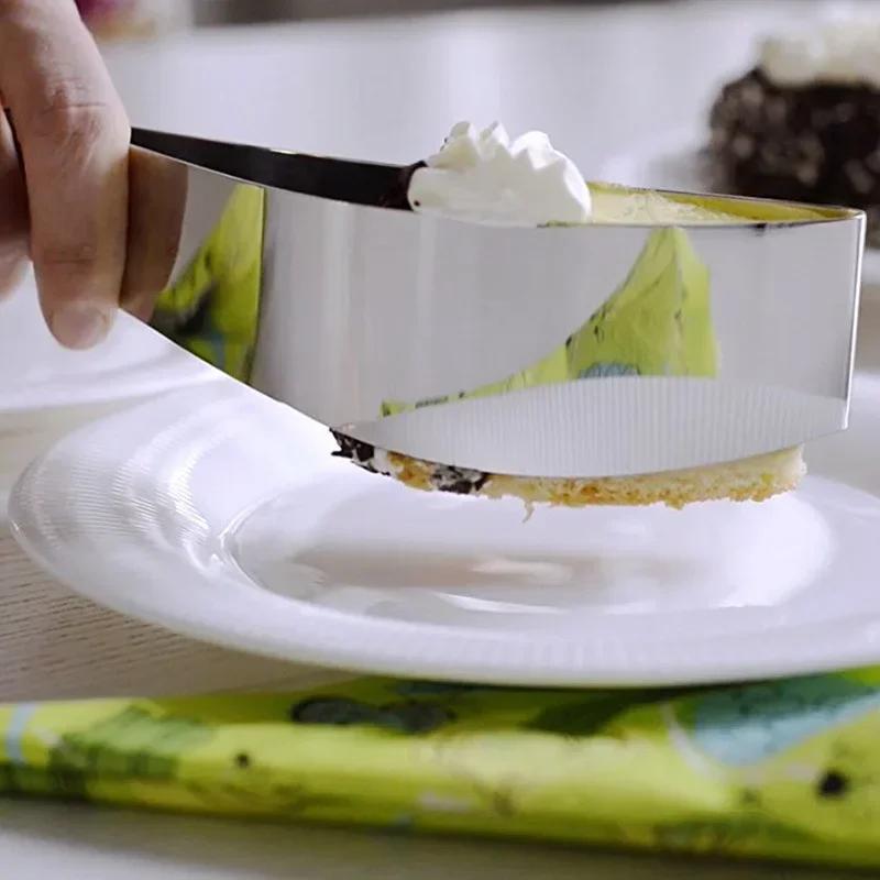 Kakekutter Klipp Bursdagskakekutter Rustfritt Stål Bakverk Pizza Deler Kakekutt Klipp Tilbehør Hjemmefest Kjøkkendings