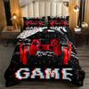 Gaming Bedding Set Game Bed Cover 135 For Adults Kids Soft Microfiber Modern Gamepad Duvet Cover Decorative With Pillowcase