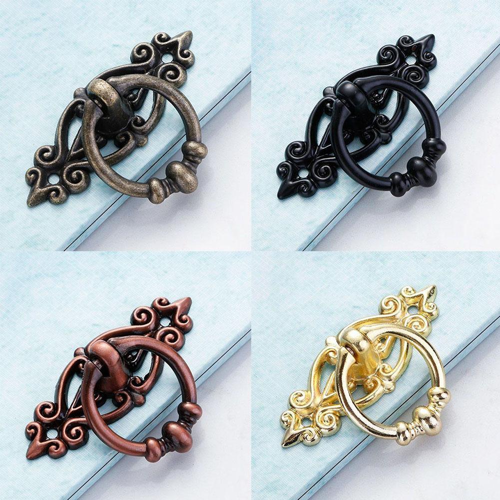 Antique Alloy Handle Cabinet Hanging Hardware Retro
