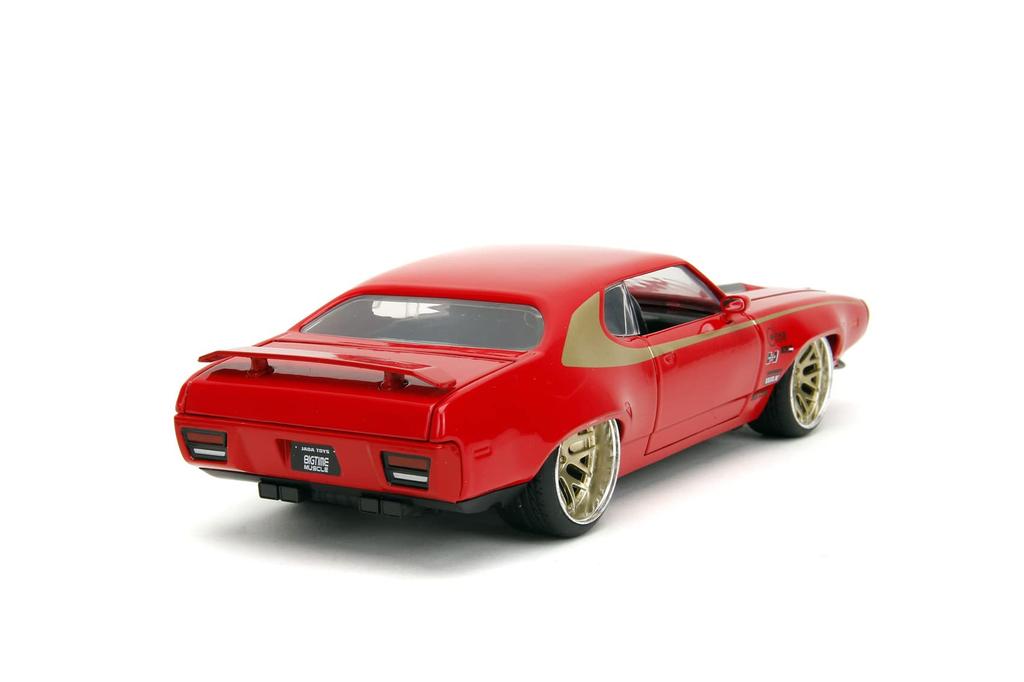 Kyosho Jada Toys BIGTIME MUSCLE Scale 1972 Plymouth GTX Red Finished Product 1/24