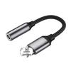 Apple Lightning to 3.5mm Braided Audio Adapter for Enhanced Sound Quality