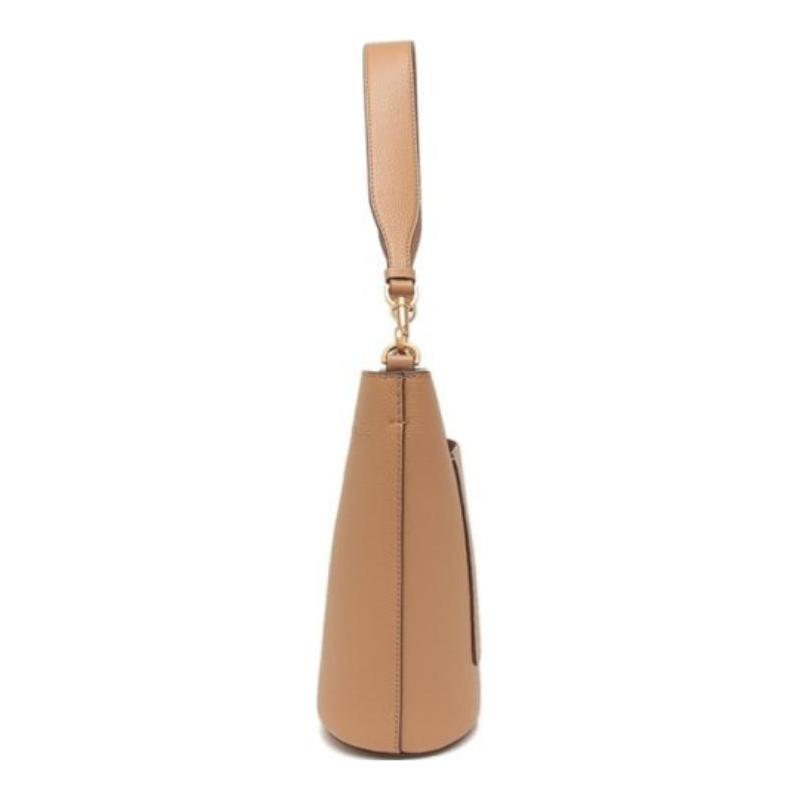 Tory Burch Tang Libaiqi McGraw Simple and Fashionable Detachable Shoulder Strap Leather Bucket Bag Portable Crossbody Shoulder Bag Women's 143544-227