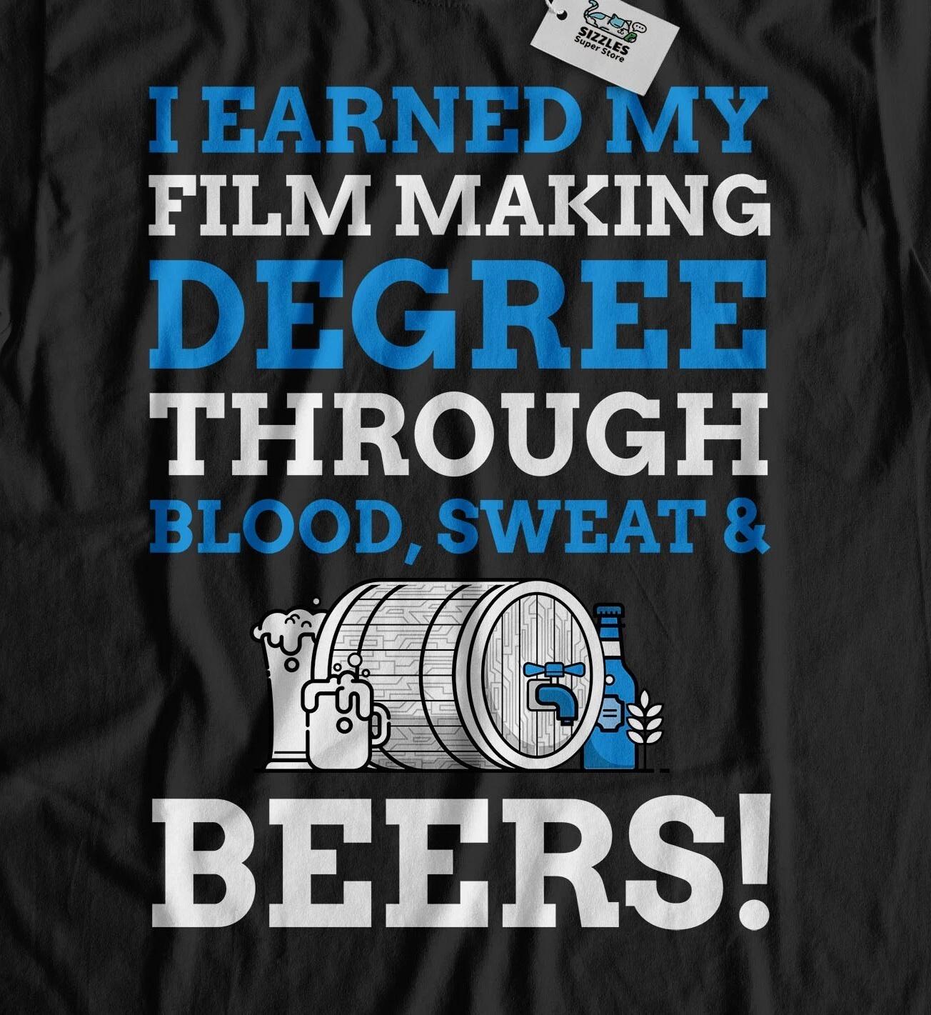

Unisex Funny Film Making Degree T-Shirt Filmography Graduate Gifts XL