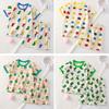 Neue Kinder Jungen Mädchen Sommer Kleidung Sets Kinder Niedlichen Cartoon Print Kurzarm T-Shirt Tops mit Shorts Kleinkind Baby Pyjamas