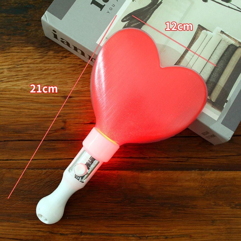 Star Heart LED Glow Stick Mini Concert Light Stick LED Glow Luminous Stick  Music Festival
