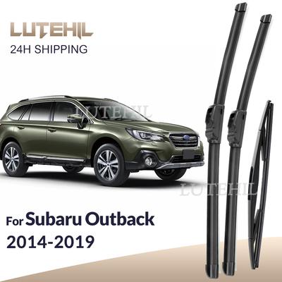 For Subaru Outback MK5 2014- 2015 2016 2017 Wiper Front & Rear Wiper Blades Windshield Windscreen Window Brushes 26"+17"+14"