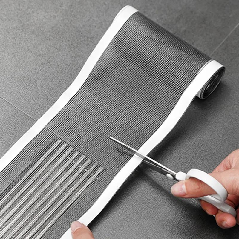 Self-adhesive Floor Drain Stickers Bathroom Hair Filter Blocking Net Disposable Mesh Sink Strainer Kitchen Sewer Outfall Stopper