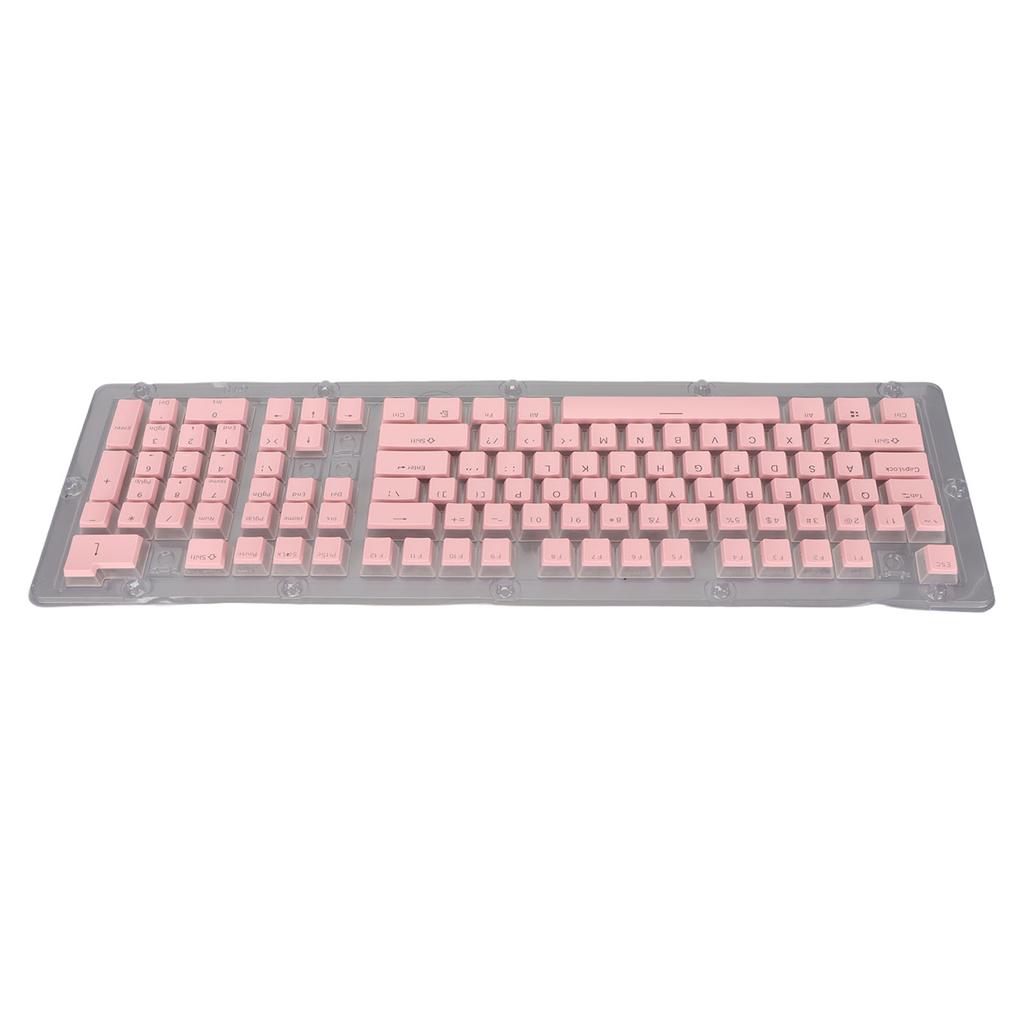 ABS Keycaps 108 Keys Double Layer Two Color Light Transmission Keycap for 61 87 104 108 Keys