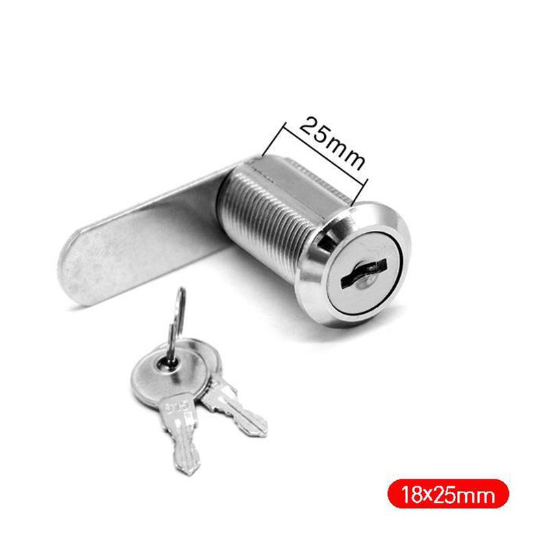 Drawer Cabinet Lock Mail Box Locker Cam Lock Universal Cupboard Door Tongue Lock Durable Furniture Drawer Lock Security Lock