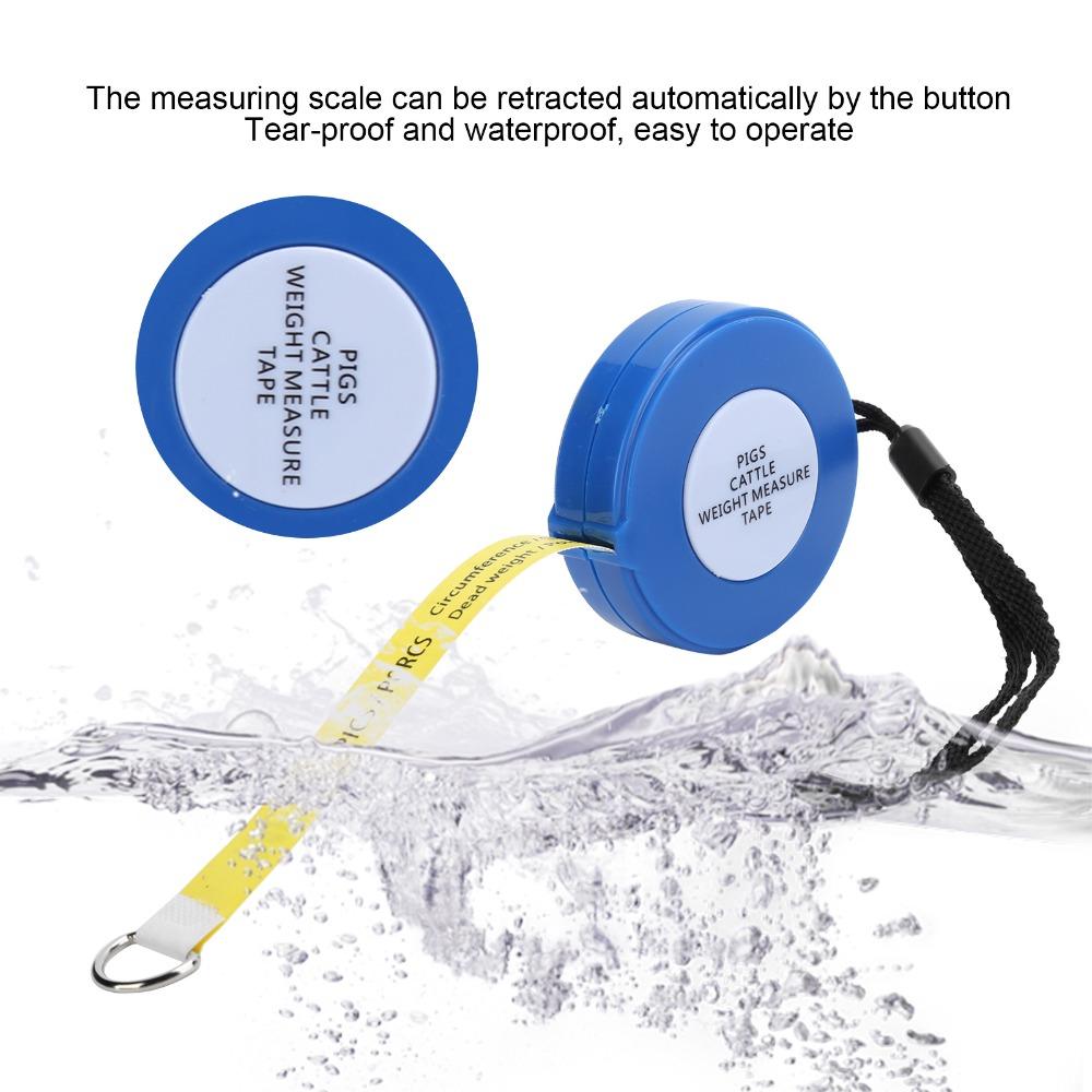ABS Retractable Measuring Tape PVC Livestock Weight Tape Body Weight Tape Measure  Farm Use