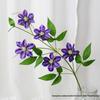 Artificial Clematis Wedding Arrangement for Home, Photography, Ornaments, and Courtyard Decor