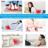 75W 6 Heating Setting Electric Thermal Therapy Heated Pad Back Neck Pain Body Relief Soft Fabric Grey Timer Safe Cosy