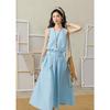 Women's High-Count Cotton Sleeveless Maxi Dress
