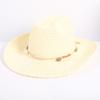 Popolare Cappello di Paglia Classico Western da Cowboy Estivo Vuoto con Ampia Tesa Cappello da Sole Cappello di Paglia Intrecciato a Mano