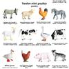 Polar Wildlife Miniature Figures Plastic Sea Life Model Aquarium Decor For Desk And Study