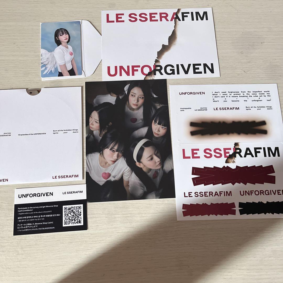 

[USED] LE SSERAFIM UNFORGIVEN album