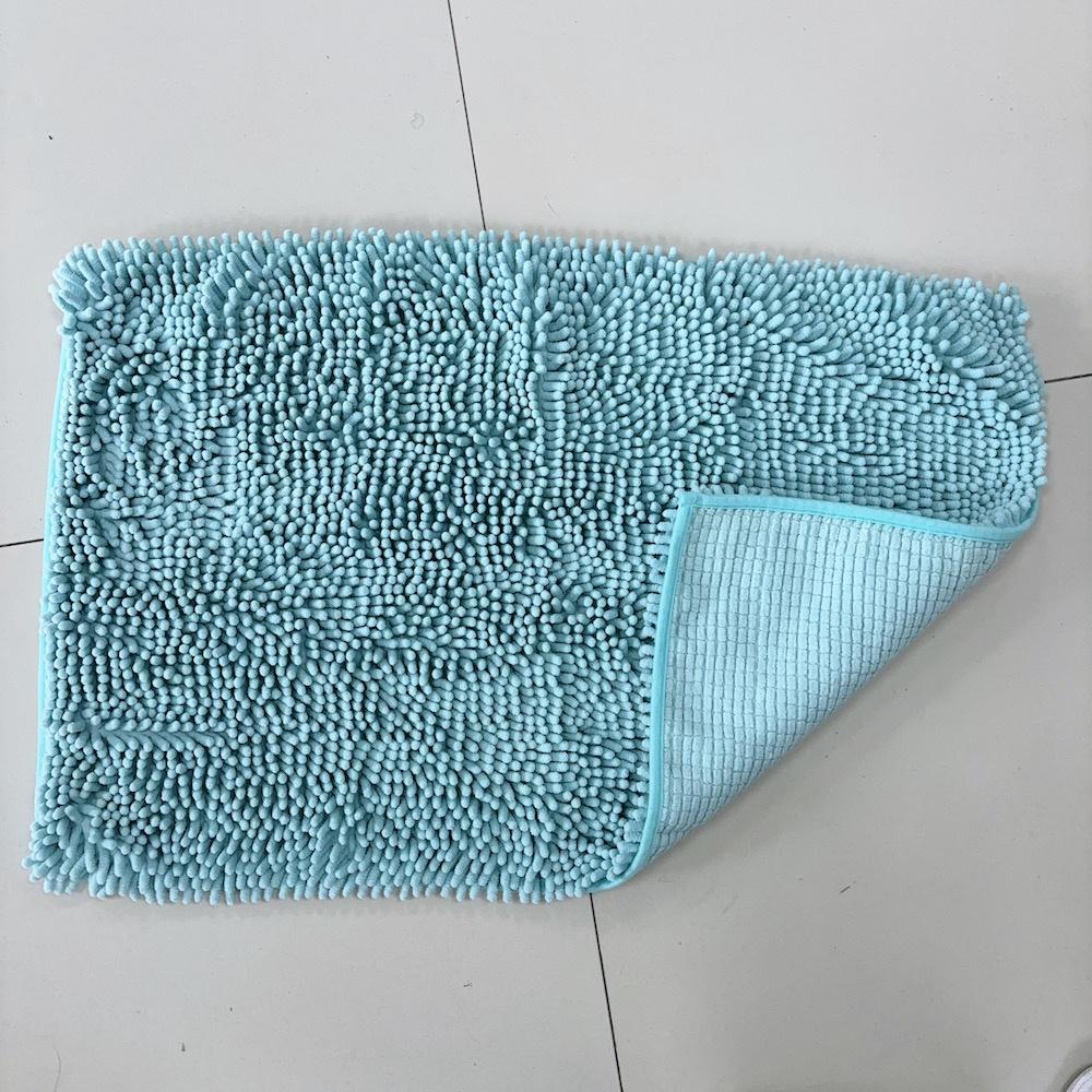 Hot-selling Fluffy Chenille Non-slip Bath Mat Shower Carpet Washable Anti-slip Carpet Floor Mat Bathroom Anti-slip Bath Mat (Sky Blue,40*60cm) небесно-голубой