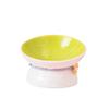 Ceramic Cat Bowl Creative Dog Food Feeding Basin Anti Knock Pet High Foot Bowl  Neck Protection
