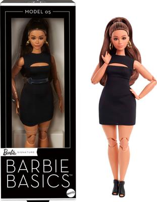 Barbie Basic Αλογοουρά Signature ΜΑΥΡΟ Φόρεμα Κούκλα Ντυσίματος Κουκλόσπιτο Κούκλα Barbie Ηλικίες 6 Ετών και Άνω JBH73