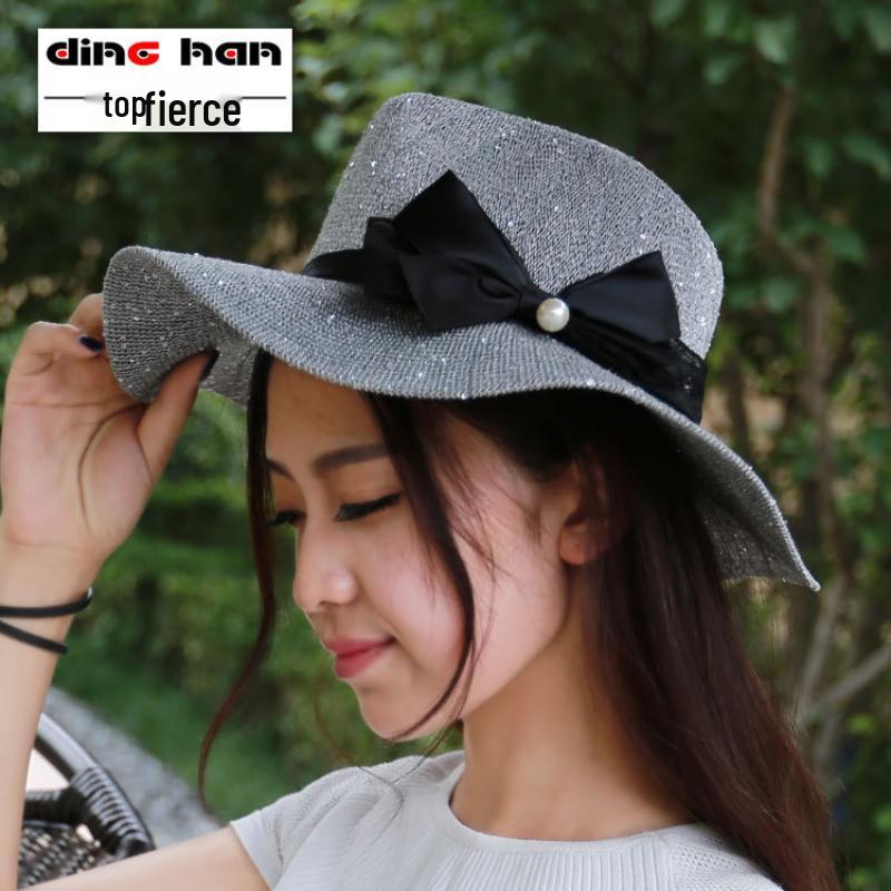 Женская складная шляпа от солнца с широкими полями