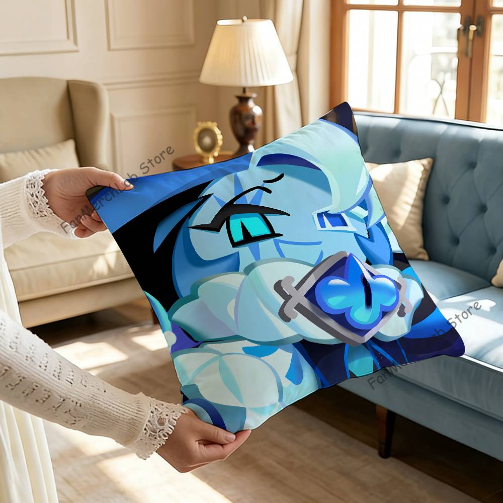 

Game CCookie SShadowS Milk Pillowcase Pillowslip Cushion Plush Boys Girls Cartoon Anime Kawaii Decoration Kids Birthday Gifts 30x30cm