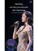Dual Metal True Diversity Infrared Frequency Wireless Microphone for Meetings and Family KTV