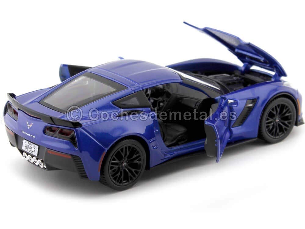 2015 Chevrolet Corvette C7 Z06 Blue by Maisto 31133 by Chevrolet 1/24
