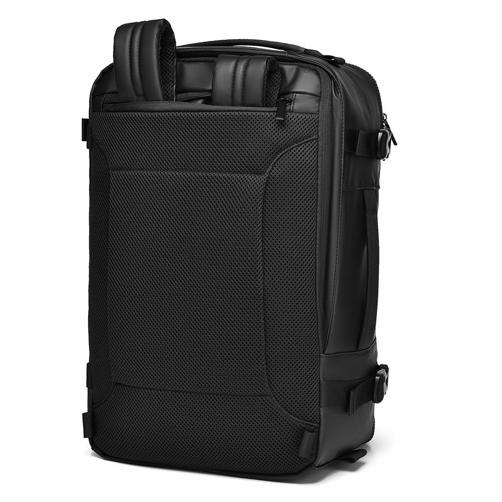 Men's Large Capacity Business Backpack - Convertible Crossbody and Double Shoulder Bag for Travel