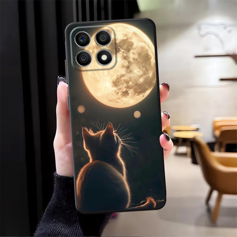 Funda Phone Cover Case for Honor 200 400 Lite X7 X6 Magic5Lite X5b X9a 90 8X 70 X8 Cute Cat