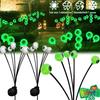 Halloween LED 3D Eyeball Lamp Solar Garden Lawn Lights Outdoor Waterproof Scary Decoration Lights Halloween Party DIY Decoration